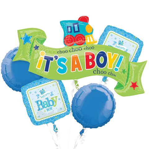 It's A Boy (Choo choo choo) Balloon Package